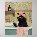 Search for cat bath art Funny