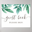Search for greenery wedding guest books Foliage