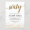 Search for confetti 60th birthday invitations Sixty