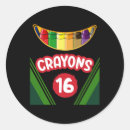 Search for crayon box stickers Teacher