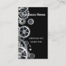 Search for steampunk business cards Mechanical