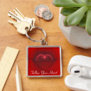 Search for black and light key rings Heart