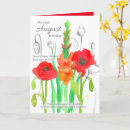 Search for gladiolus flowers cards Birth month flower
