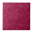 Search for dark red tiles Abstract