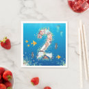 Search for teal orange napkins Happy birthday