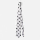Search for black and white polka dot ties For him