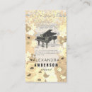 Search for pianist business cards Music teacher