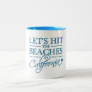 Search for beach style mugs California