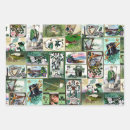 Search for four leaf clover wrapping paper Good luck