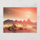Search for alien landscape postcards Sci fi