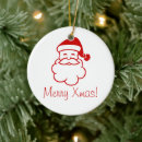 Search for santa face christmas tree decorations Red