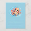 Search for octopus illustration postcards Sea life