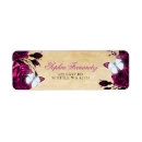 Search for pink return address labels weddings Butterflies