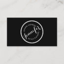 Search for circle logo business cards Makeup artist