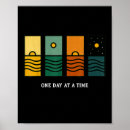 Search for one day at a time posters Motivational