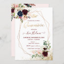 Search for blush and navy quinceanera invitations Burgundy