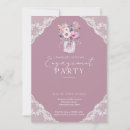 Search for lace engagement party invitations Country