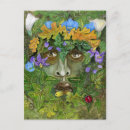 Search for green man postcards Fantasy