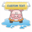 Search for large pig stickers Pink