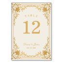 Search for vintage table cards Gold