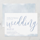 Search for dusty blue watercolor wedding invitations Ocean