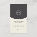 Search for dual business cards Sophisticated