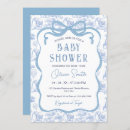 Search for toile baby shower invitations Bow