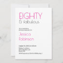 Search for eighty birthday invitations 80 year old