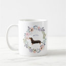 Search for pink dachshund mugs Watercolor
