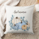 Search for blue pumpkin cushions Thanksgiving