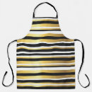Search for black and white stripe aprons Retro