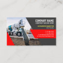 Search for concrete construction business cards Equipment