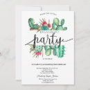 Search for cactus engagement party invitations Calligraphy