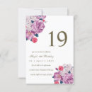 Search for purple 19th birthday invitations Floral