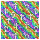 Search for christian fabric Rainbow