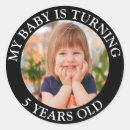 Search for baby age stickers Birthday