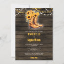 Search for western sweet 16 invitations Rustic