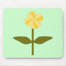 Search for yellow flower mousepads Daisies