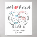 Search for cat wedding signs For her