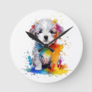 Search for dog clocks Illustration