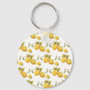 Search for lemons round key rings Watercolor