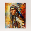 Search for indian warriors puzzles Chief