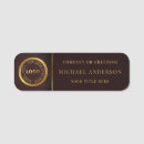Search for golden name tags Modern
