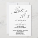 Search for post wedding reception invitations Black and white