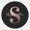 Search for pink monogram s stickers For her