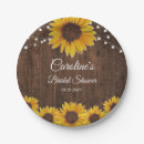 Search for rustic bridal shower plates Floral