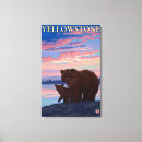 Search for yellowstone national park canvas prints Wyoming