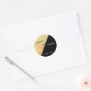 Search for modern gold wedding stickers Foil