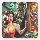 Search for girl monster stickers Halloween