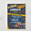 Search for nerf party invitations Boy